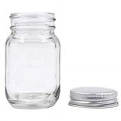 Wholesale - 13.5oz MASON GLASS JAR WITH LID C/P 48, UPC: 068296510702